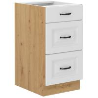 Szafka z szufladami 40 cm Premium Box Retro wh/ar